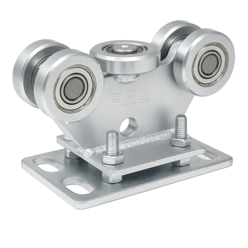 Τροχοφόρο 80 ατσάλινοι τροχοί για συρόμενη πύλη με ρύθμιση 5-τροχός 000-314 (1)