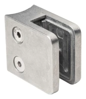 Στήριγμα γυαλιού 45x45x26 mm γυαλί 6-10,76 mm zamak σύστημα 42,4 mm ακατέργαστο