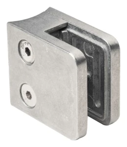 Στήριγμα γυαλιού 45x45x26 mm γυαλί 6-10,76 mm zamak σύστημα 42,4 mm ακατέργαστο