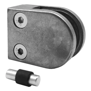 Στήριγμα γυαλιού 50x40x26 mm pin γυαλί 6-10,76 mm ζάμακ επίπεδο σύστημα ακατέργαστο