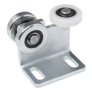 Τρόλεϊ 3 τροχών για ανηρτημένες πύλες για προφίλ 50x50 mm, 2 ατσάλινοι τροχοί και 1 από πλαστικό