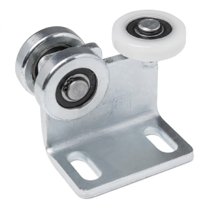 Τρόλεϊ 3 τροχών για ανηρτημένες συρόμενες πύλες για προφίλ 60x60 2 ατσάλινοι τροχοί 1 από πλαστικό