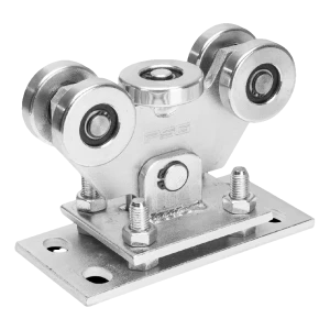 Τρόλεϊ πύλης 80 για συρόμενη πύλη με 5 ατσάλινους τροχούς ρυθμιζόμενο