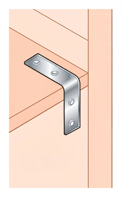 Γωνιακός σύνδεσμος επίπλων KW 30 30x30x14x1,5 γαλβανισμένος εν θερμώ 000-350 (3)