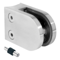 Σύνδεσμος γυαλιού 50x40x26 mm με πείρο, γυαλί 6-10,76 mm, AISI 304, σύστημα 42,4, γυαλιστερό 000-264 (1)