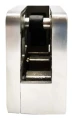 Βάση γυαλιού 45x45x26 mm με στήριγμα pin γυαλί 6–10,76 mm AISI 304 επίπεδο σύστημα σατέν 000-268 (2)