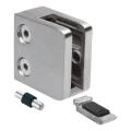 Βάση γυαλιού 45x45x26 mm με στήριγμα pin γυαλί 6–10,76 mm AISI 304 επίπεδο σύστημα σατέν 000-268 (4)