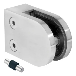 Βάση γυαλιού 50x40x26 mm pin γυαλί 6-10,76 mm AISI 316 σύστημα επίπεδο σατέν