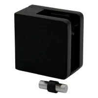 Βάση γυαλιού 45x45x26 mm για επίπεδη επιφάνεια με βραχίονα μαύρη