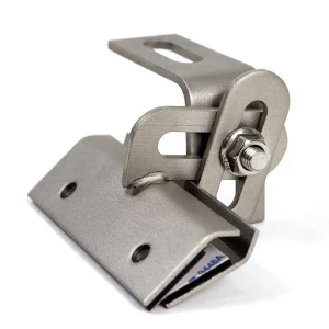 Ρυθμιζόμενη βάση για τραπεζοειδή λαμαρίνα 10cm ανοξείδωτο ατσάλι 1.4016