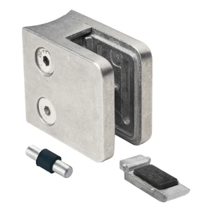 Βάση γυαλιού 6-10,76 mm 45x45x26 mm υποστηρίγματα και pin zamak σύστημα 42,4 mm ακατέργαστο