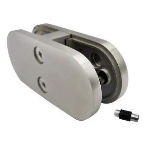 Σύνδεσμος γυαλιού 6-12,76 mm 180° 106x45x30 mm pin AISI 304 σατέν