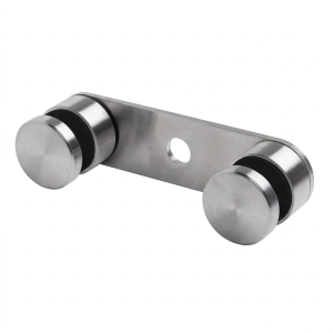 Στήριγμα γυαλιού 8-21,52mm διπλό fi 30/M8 L=150mm AISI304 universal satin