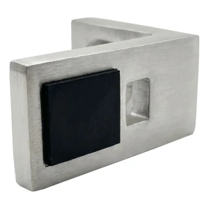 Στήριγμα γυαλιού 40x35x20 mm AISI304 επίπεδο σύστημα σατινέ
