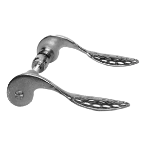 Postal – χειρολαβή πόρτας σφυρήλατη γαλβανισμένη H155×L85 mm σετ