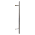 Χειρολαβή πόρτας μονής όψης στρογγυλή 32×800 mm – ανοξείδωτος χάλυβας AISI 304, σατινέ, στήριξη 45° 000-723 (1)