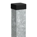 Στύλος περίφραξης 80x80x2 mm, μήκος 2,4 m, γαλβανιζέ 000-489 (1)
