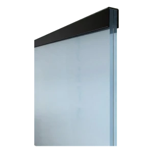 Kozza λαβή αλουμινίου ορθογωνία 30,1×25 mm μαύρη για γυαλί 16–21,52 mm – 5 m