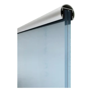 Kozza – κυκλικό χερούλι αλουμινίου Ø40 mm για γυαλί 16–21,52 mm, μήκος 5 m, ματ ανοδίωση