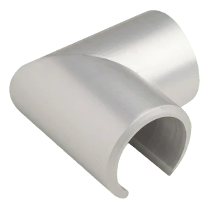 Kozza – σύνδεσμος κιγκλιδώματος γωνία 90° για αλουμινένιο χειρολισθήρα φ 40 mm σε γυαλί 12–21,52 mm