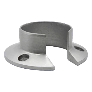 Kozza – αξονική βάση για αλουμινένια κυκλική κουπαστή φ 40 mm, ματ ανοδίωση