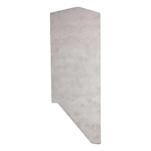 Κάλυμμα πλαϊνό αριστερό Kozza για προφίλ γυάλινου κιγκλιδώματος KE 120 – ανοδιωμένο αλουμίνιο