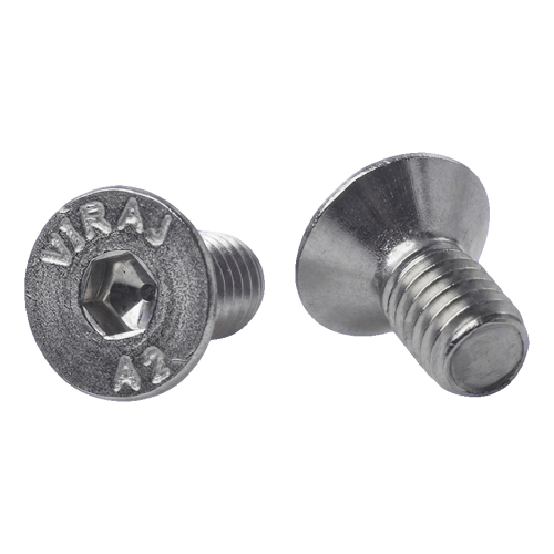 Βίδα με κωνική κεφαλή M6x12 mm A2 DIN 7991 – εξάγωνη υποδοχή, ανοξείδωτος χάλυβας 000-814 (1)