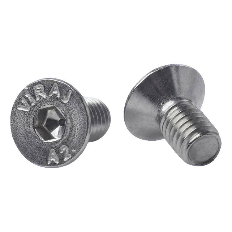Βίδα με κωνική κεφαλή M6x12 mm A2 DIN 7991 – εξάγωνη υποδοχή, ανοξείδωτος χάλυβας 000-814 (1)