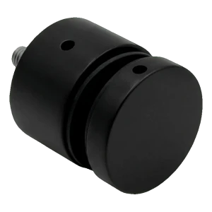 PINOX σημειακή στήριξη rotula για γυαλί φ 50 mm μαύρο ματ – για επίπεδη επιφάνεια, σπείρωμα M10