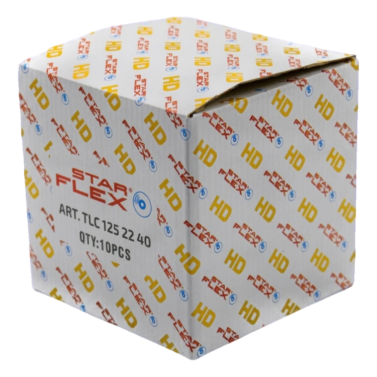 Starflex HD – κεραμικός δίσκος φλάπας T29 125 mm για χάλυβα και INOX, κοκκομετρία 40 000-940 (5)