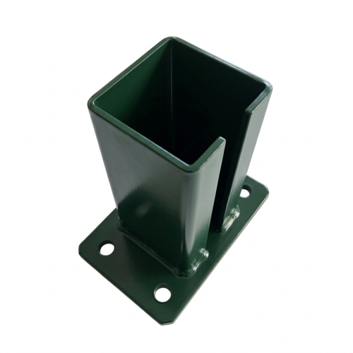 Βάση για στύλο φράκτη 80x80 mm 8 mm πράσινη 000-787 (2)