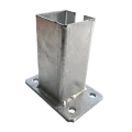 Βάση για στύλο φράχτη 80x80 mm 8 mm γαλβανισμένη 000-785 (1)
