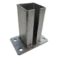 Βάση για στύλο φράχτη 80x80 mm 8 mm γαλβανισμένη 000-785 (2)