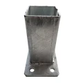 Βάση για στύλο φράχτη 80x80 mm 8 mm γαλβανισμένη 000-785 (3)