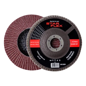 Star Flex δισκος φινιρίσματος για ατσάλι T29 125 mm κοκκομετρία 40