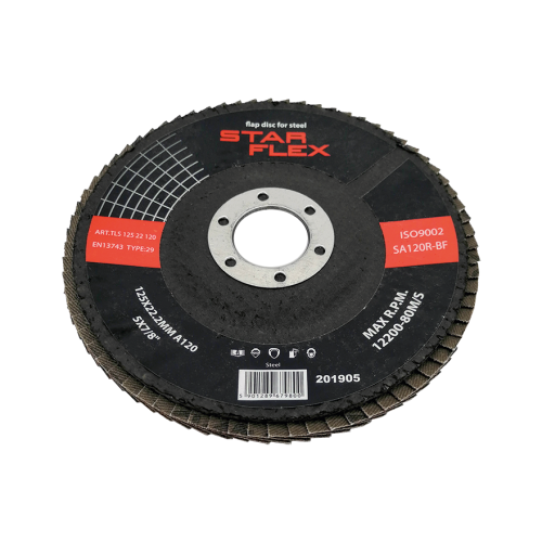 Δίσκος φυλλοειδής StarFlex για χάλυβα T29 125 mm – κοκκομετρία 120 000-971 (1)