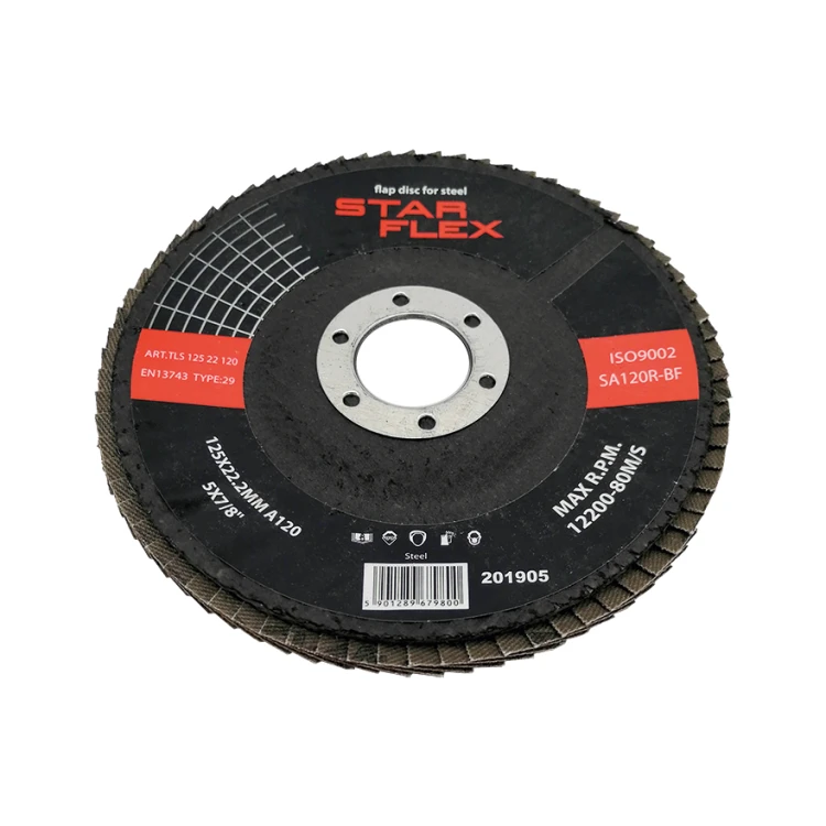 Δίσκος φυλλοειδής StarFlex για χάλυβα T29 125 mm – κοκκομετρία 120 000-971 (1)