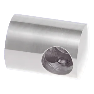 PSG αριστερή άκρη στήριξης κιγκλιδώματος για ράβδο φ12 mm – ανοξείδωτος χάλυβας AISI 304 σατινέ