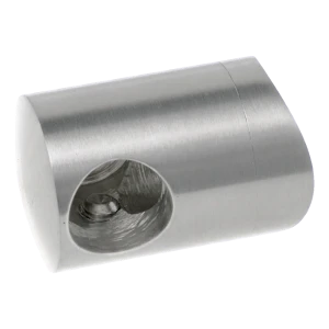 PSG δεξιός τελικός κάτοχος κιγκλιδώματος για ράβδο διαμέτρου 12 mm σε σωλήνα διαμέτρου 42,4 mm – ανοξείδωτος χάλυβας AISI 304 σατινέ