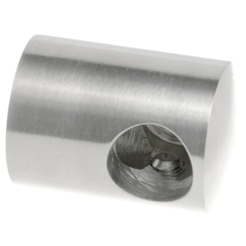 PSG αριστερή τερματική λαβή κιγκλιδώματος για ράβδο φ16 mm – AISI 304 σατινέ, τοποθέτηση σε επίπεδο 000-983 (1)