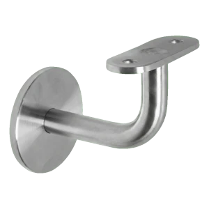 Βάση τοίχου για κουπαστή μπαλκονόπορτας Ø60/14 mm – ανοξείδωτο ατσάλι AISI 304 σατινέ