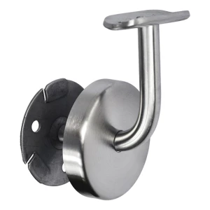 Επιτοίχια στήριξη κιγκλιδώματος Φ 42,4 mm από ανοξείδωτο χάλυβα AISI 304 – σατινέ