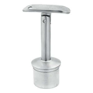 Αρθρωτή στήριξη κουπαστής κολλητή 42,4 mm – ανοξείδωτος χάλυβας AISI 304 γυαλιστερό