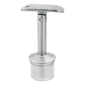 PSG υποστήριξη κιγκλιδώματος αρθρωτή συγκολλητή AISI 316 – σύστημα 42,4 mm, σατινέ