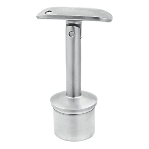 Στήριγμα κιγκλιδώματος αρθρωτό κολλητό 48,3 mm – ανοξείδωτος χάλυβας AISI 304 σατινέ