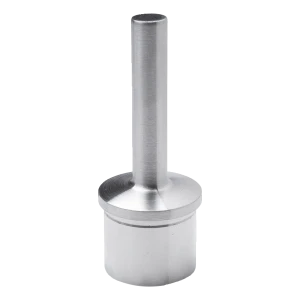 PSG υποστήριγμα κιγκλιδώματος για συγκόλληση ø14 H80 mm – ανοξείδωτος χάλυβας AISI 304, σύστημα 42,4 mm