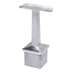 Στήριγμα κουπαστής PSG από ανοξείδωτο χάλυβα 42,4 mm για στύλο 40x40 mm – κολλητό, σατινέ