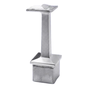 Στήριγμα κουπαστής γωνιακό 42,4 mm για στύλο 40x40 mm – ανοξείδωτος χάλυβας AISI 304 σατινέ