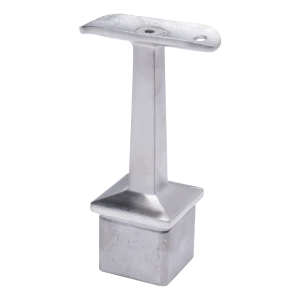 Postal – υποστήριξη κιγκλιδώματος κουπαστής Ø42,4 mm για στύλο 40x40x2 mm, ανοξείδωτος χάλυβας AISI 304 σατινέ