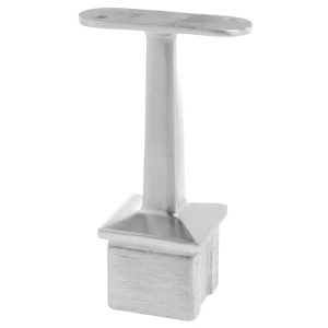 PSG στήριγμα επίπεδης κουπαστής κολλητό σε στύλο 40×40 mm – ανοξείδωτος χάλυβας AISI 304 σατινέ